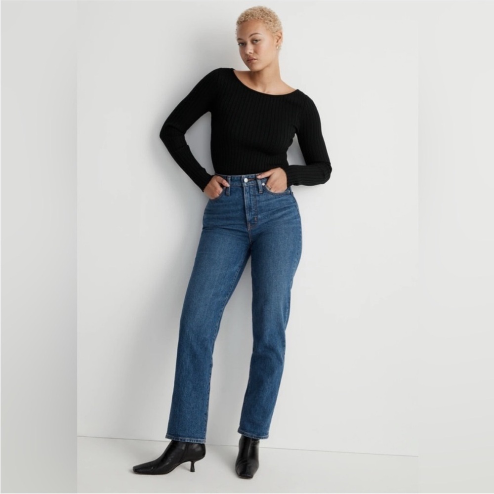 Madewell The Perfect Vintage Straight Jeans Dark Wash Size 26